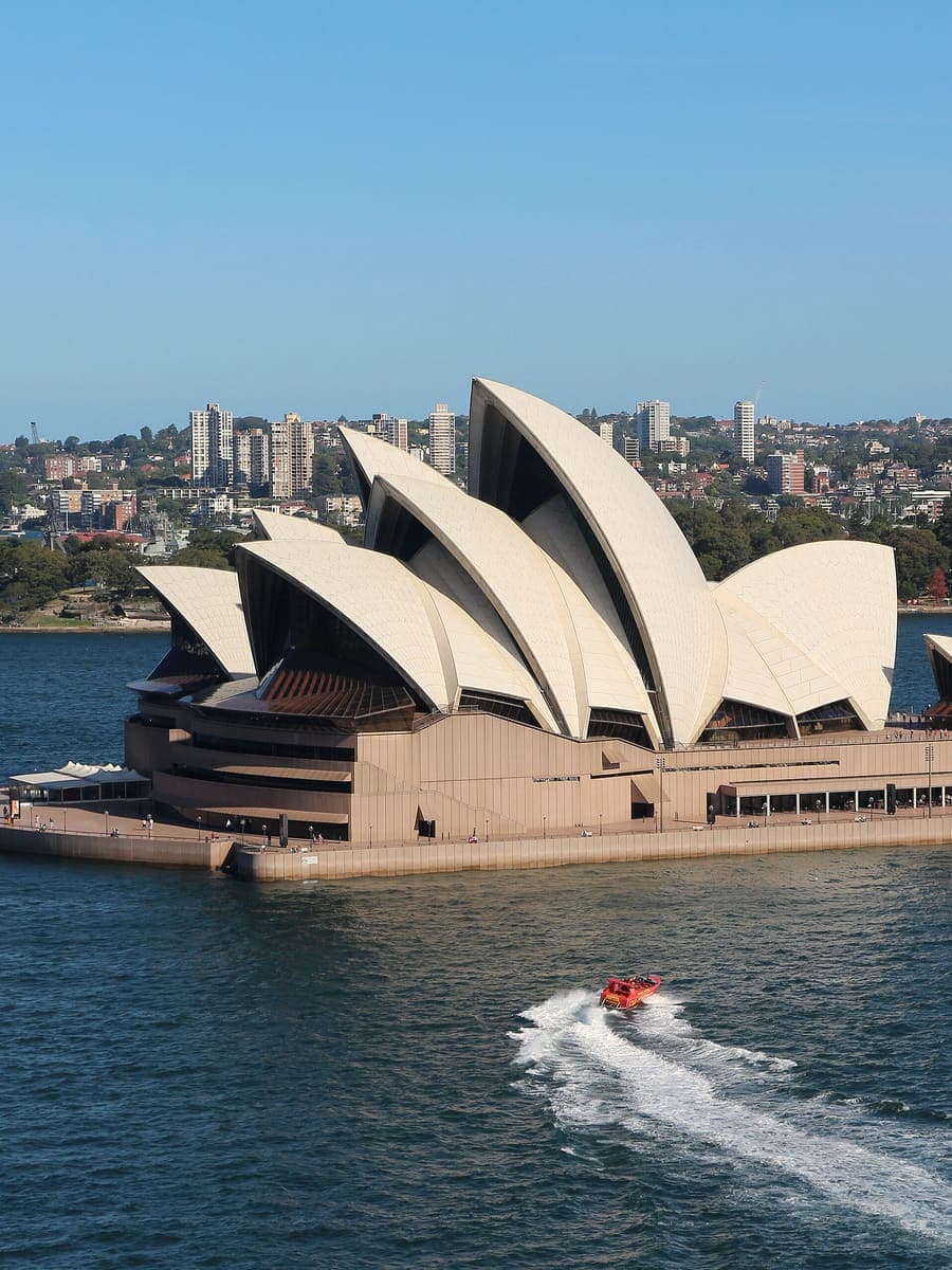 Sydney Opera House on the harbour