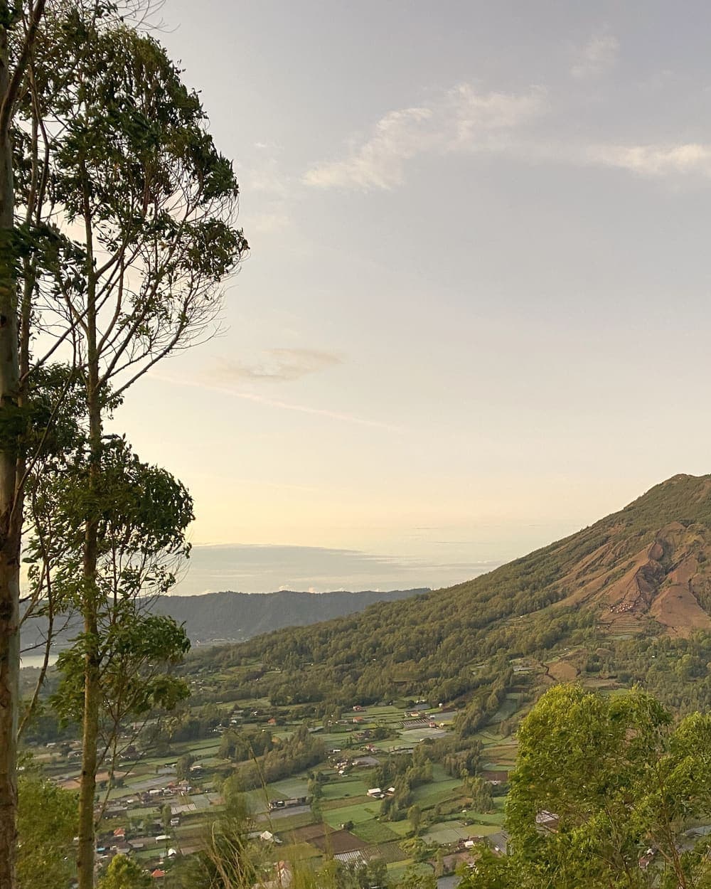 Mount Batur in early morning light