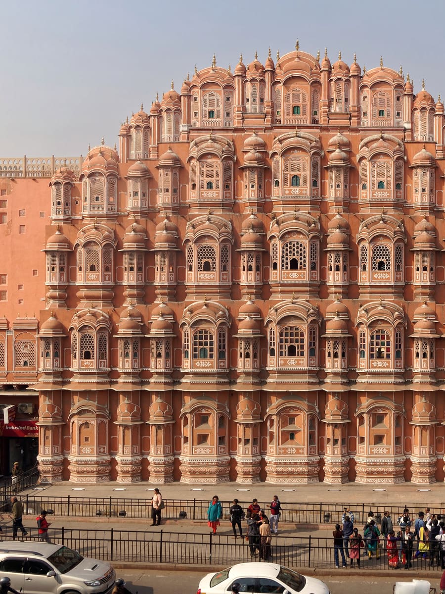 The Hawa Mahal in Jaipur
